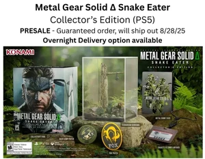 Metal Gear Solid Snake Eater PS5 Collector's Edition - PRESALE Ships 8/28 - Picture 1 of 7