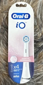 ORAL-B IO TESTINE DI RICAMBIO CURA DELICATA BIANCO CONFEZIONE DA (4) NUOVE - Foto 1 di 7
