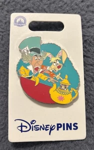 2025 Disney Parks Alice In Wonderland Mad Hatter March Hare Dormouse OE Pin - Picture 1 of 3