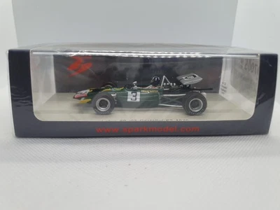 Spark Model S2146 Lotus 69 #3 Castellet F2 Graham Hill 1970 1:43 Diecast Model - Image 1 of 4