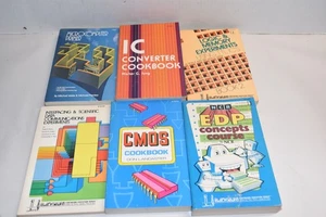 LOT OF 6 vintage COMPUTER COURSE LOGIC MEMORY MICROCOMPUTER BOOKS - Picture 1 of 3