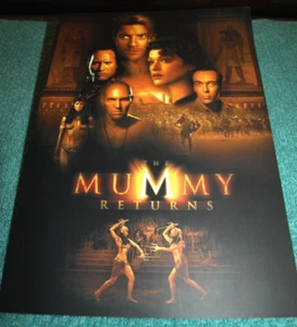 FILM LEAFLET - THE MUMMY RETURNS 2001 - fold-out - vgc - Imagen 1 de 2