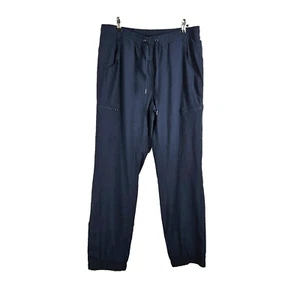 Eddie Bauer Womens Fleece Lined Pants Size 12 Hiking Outdoor High Rise Warm - Picture 1 of 6