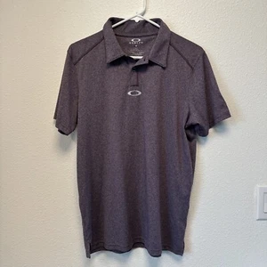 Oakley Polo Shirt Womens Small Purple Heather Performance Golf Lightweight - Picture 1 of 5