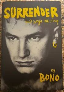 Surrender Bono Signed First Edition Book Preorder RARE AUTOGRAPHED U2 SHIPS NOW! - Picture 1 of 4