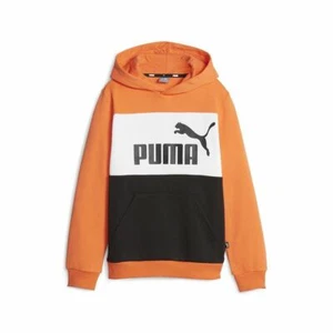 Children’s Sweatshirt Puma Ess Block Fl Orange - Picture 1 of 5