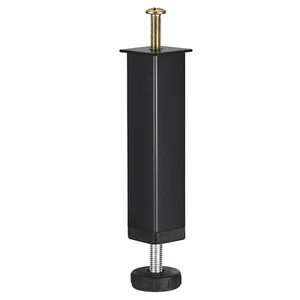 Einstellbar Höhe Bettgestell Stützfüße Ersatz(150mm-185mm/5.9"-7.3") Schwarz - Bild 1 von 5