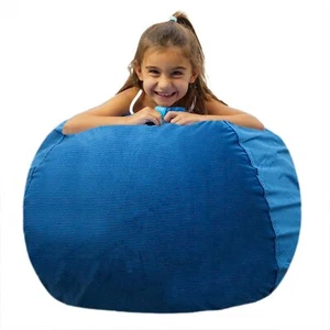 Stuffed Animal Storage Bean Bag Chair - Bean Bag Chairs- Bean Bag Chair - Bea... - Picture 1 of 9
