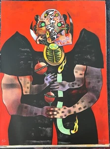 Leonel Maciel - 1980 - "The Devil" - Unframed - signed - numbered Lithograph - Picture 1 of 3