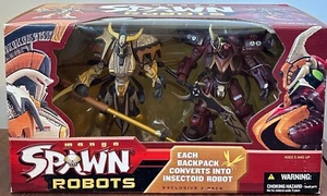 Manga Spawn Robots Deluxe 2 Figure Box Set New McFarlane Toys Amricons - Picture 1 of 7