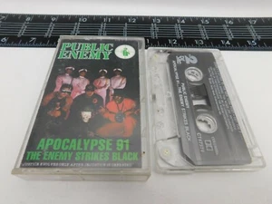 Public Enemy Cassette Apocalypse 91 Strikes Black Audio Tape CT-47374 C3-3 - Picture 1 of 3
