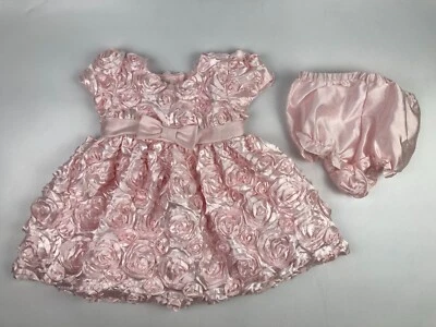 Платье Marmellata для девочек 18 месяцев дизайн с розовыми цветами - Изображение 1 из 4