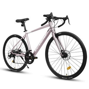 700C Road Bike for Men Women Lightweight Aluminum Frame 16 Speeds Racing Bike - Picture 1 of 8