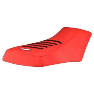 2016 - 2023 Yamaha Grizzly 700 Seat Cover  all RED/ BLACK ribs #344 - Picture 1 of 4