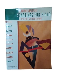 Dmitri Kabalevski Sonatinas for piano op. 13 No. 1 e 2 revised edition - Foto 1 di 1