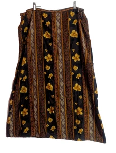 Vtg POINTER SPORTSWEAR Multi Hawaiian Print Straight Maxi Skirt 34-40"w J1 - Picture 1 of 6