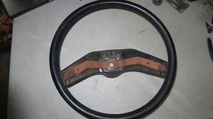 1988 ford e250 econoline black steering wheel genuine oem f250 bronco - Picture 1 of 11