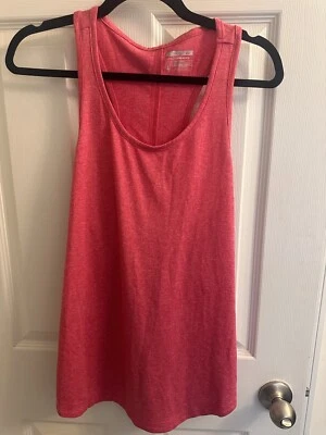 Layer 8 Performance Top Womens Large L Pink Racer Back Qwick-Dry Activewear Tank - Image 1 of 4
