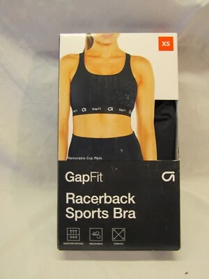 Sujetador deportivo GapFit 4 vías espalda deportiva negro XS para mujer Foto 1 de 4