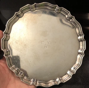 Hawksworth, Eyre & Co For Tiffany & Company Sterling Silver Salver Footed Tray! - Picture 1 of 5