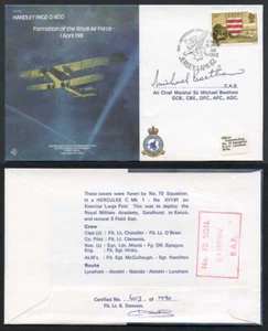 B4c Formation of the RAF 1 April 1918 Signed by Sir Michael Beetham (G) - Picture 1 of 1