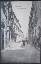 1910 -Siracusa -via Maestranza