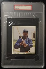 1975 SSPC Puzzle Backs HANK AARON PSA 6 EX-MINT  Low Pop Rare Milwaukee Braves