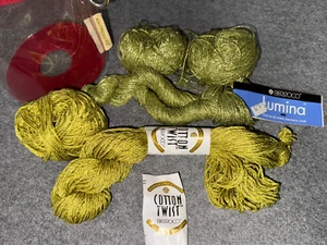 Berroco Cotton Twist Yarn Lot of 2 plus 3 Limina and Project Bag - Picture 1 of 5