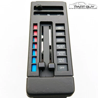 88-94 Chevy GMC Blazer S10 S15 A/C HEATER CONTROL BLACK BEZEL Sonoma 89 90 91 92 - Image 1 of 4