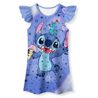 Girls Kids Lilo And Stitch Summer Nightgown Dress Pyjamas Nightdress Nightwear