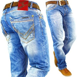 Cipo & Baxx Herren Jeans Mens Pants Freizeit Hose Clubwear Designer Biker Style