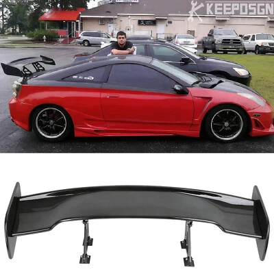 For Toyota Celica 57" Rear Trunk Spoiler Racing GT Wing Adjustable Gloss Black Foto 1 de 4