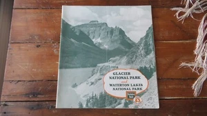 Antique GLACIER NATIONAL PARK and Waterton Lakes National Park Brochure, #1 - Picture 1 of 6