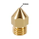 0.2-1.0mm 3D Printer Nozzle Copper Extruder MK8 For CR-10 Ender 3 Anet A8 M6