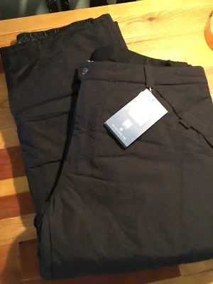 White Sierra Men's Toboggan Insulated Pants, Black, XXL, 30" Inseam NWT - Image 1 of 3