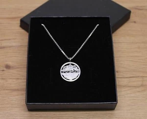 316 stainless Steel Silver Old City Jerusalem skyline necklace Pendant Jewelry - Picture 1 of 9