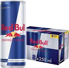 Red Bull Energy Drink Confezione da 8 Lattine x 250ml