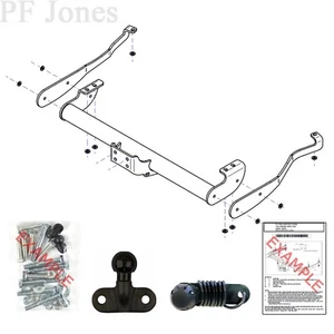 Tow-Trust Towbar for Vauxhall Vivaro Van 2014-2019 - Flange Tow Bar - Picture 1 of 5