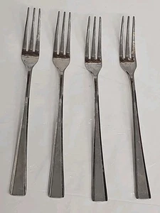 Cocktail Seafood Forks Endurance Stainless Set of 4 - Picture 1 of 3