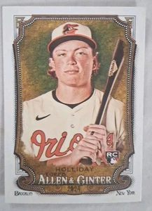2024 Topps Allen & Ginter - Jackson Holliday #277 Rookie Card Baltimore  - Picture 1 of 2