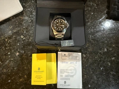 Steinhart GMT Ocean 1  Black 42mm Ceramic Men's Watch - Image 1 of 4