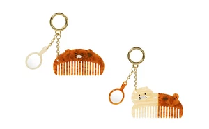 Kakao Friends Choonsil Body Comb & Face Comb Keyring Bag Charm Accessory - Picture 1 of 16