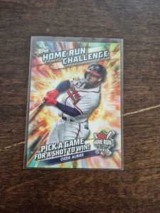 2024 Topps Home Run Challenge Ozzie Albies Atlanta Braves - Picture 1 of 1