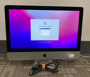 APPLE iMAC 21.5" 2015 A1418 i5-5250U 1.6GHz 8GB RAM 1TB HDD GRAPHICS 6000 NO OS - Afbeelding 1 van 5