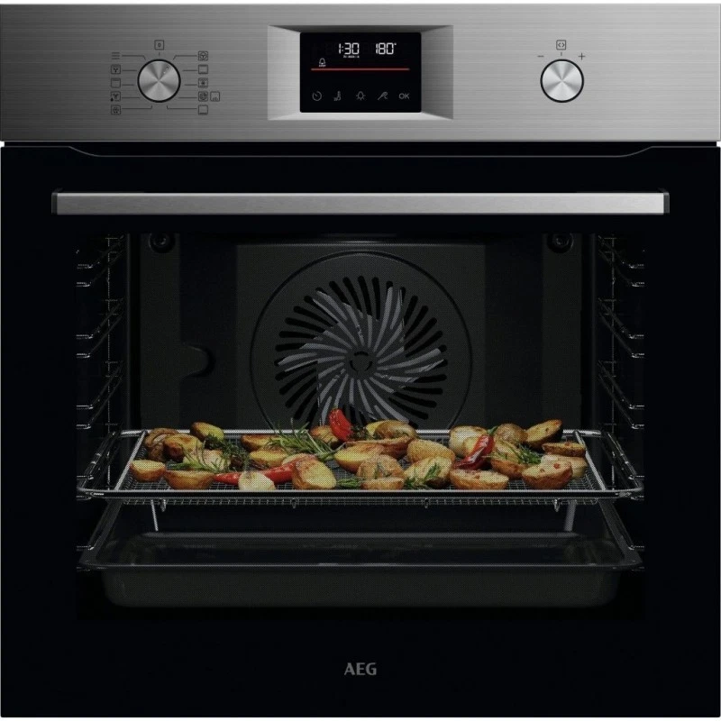 Pyrolytischer Backofen AEG OS6PB51AM mit AirFry 71 L Edelstahl Infinity - Bild 1 von 1