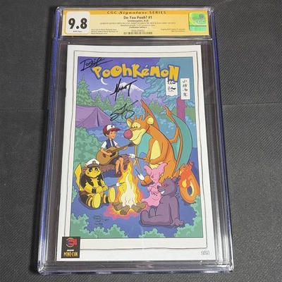 Do You Pooh? #1 Poohkemon! CGC SS 9.8 Firmado 3x Marat/Smith/Forney Limited 2/25 Foto 1 de 4