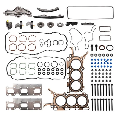Timing Chain Kit w/ Tensioners & MLS Head Gasket for Ford Taurus X 3.5L 2008-09 — 第 1/4 张图片