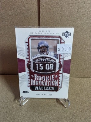 2003 Upper Deck UD Patch Collection - Seneca Wallace #128 (RC) - Image 1 of 2