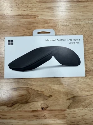 Microsoft Wireless Surface Arc Mouse (Black) - BlueTrack, Bluetooth NEW/SEALED - Image 1 of 2
