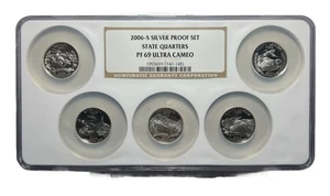 2006-S Silver Proof Set State Quarters NGC Proof-70 Ultra Cameo - Picture 1 of 7